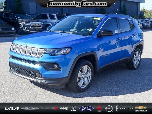 used 2022 Jeep Compass car, priced at $22,300