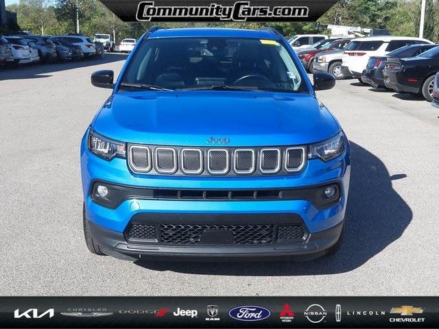 used 2022 Jeep Compass car, priced at $22,300