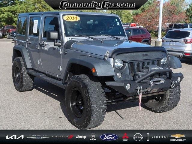 used 2014 Jeep Wrangler Unlimited car, priced at $16,800