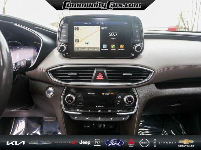 used 2020 Hyundai Santa Fe car, priced at $24,000