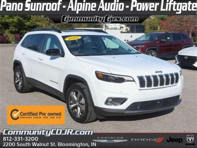 used 2022 Jeep Cherokee car, priced at $27,800