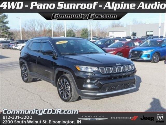 used 2022 Jeep Compass car, priced at $24,300