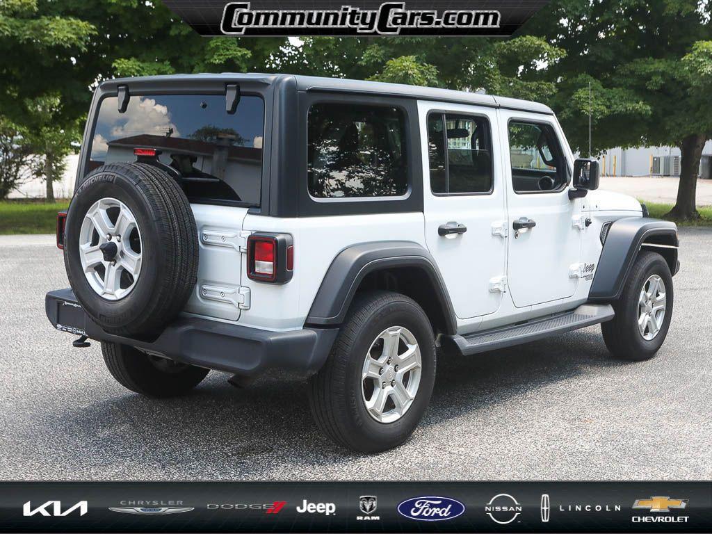 used 2021 Jeep Wrangler Unlimited car, priced at $31,800
