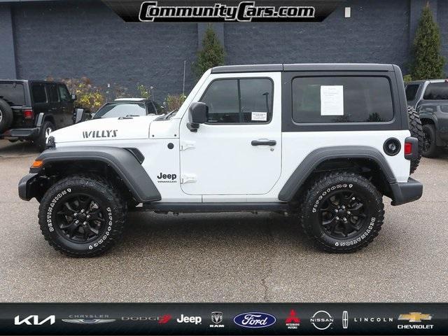 used 2021 Jeep Wrangler car, priced at $31,000