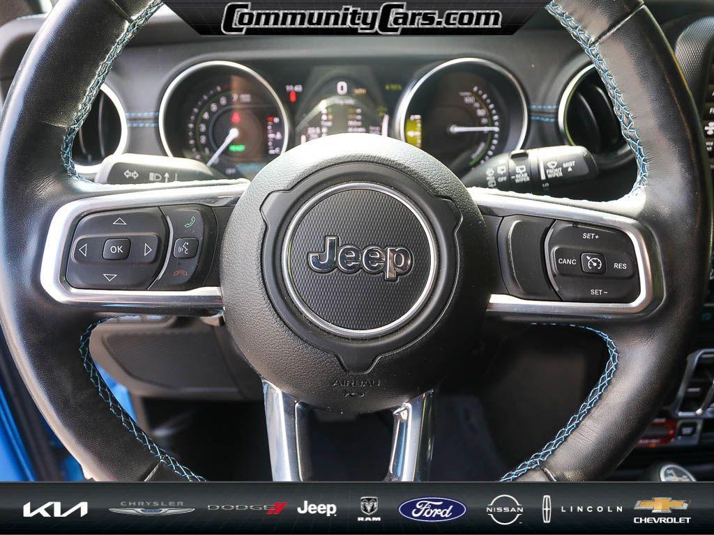 used 2022 Jeep Wrangler Unlimited 4xe car, priced at $37,600