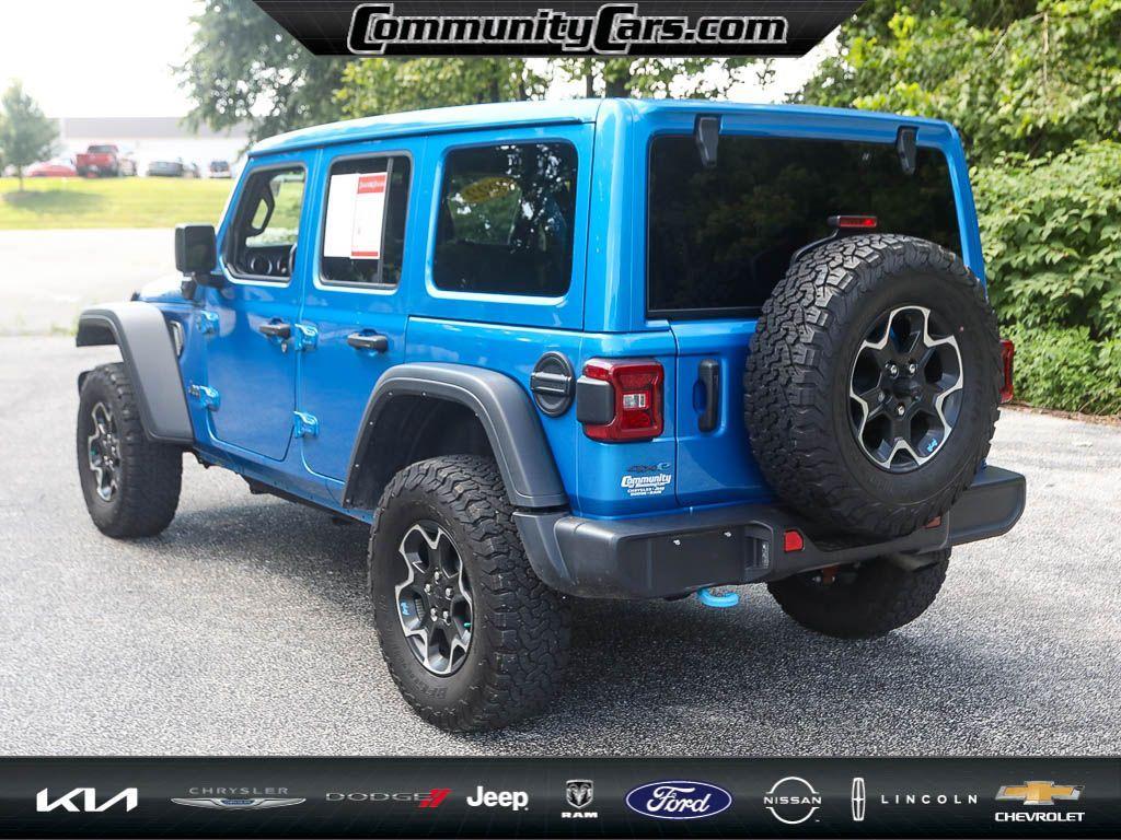 used 2022 Jeep Wrangler Unlimited 4xe car, priced at $37,600