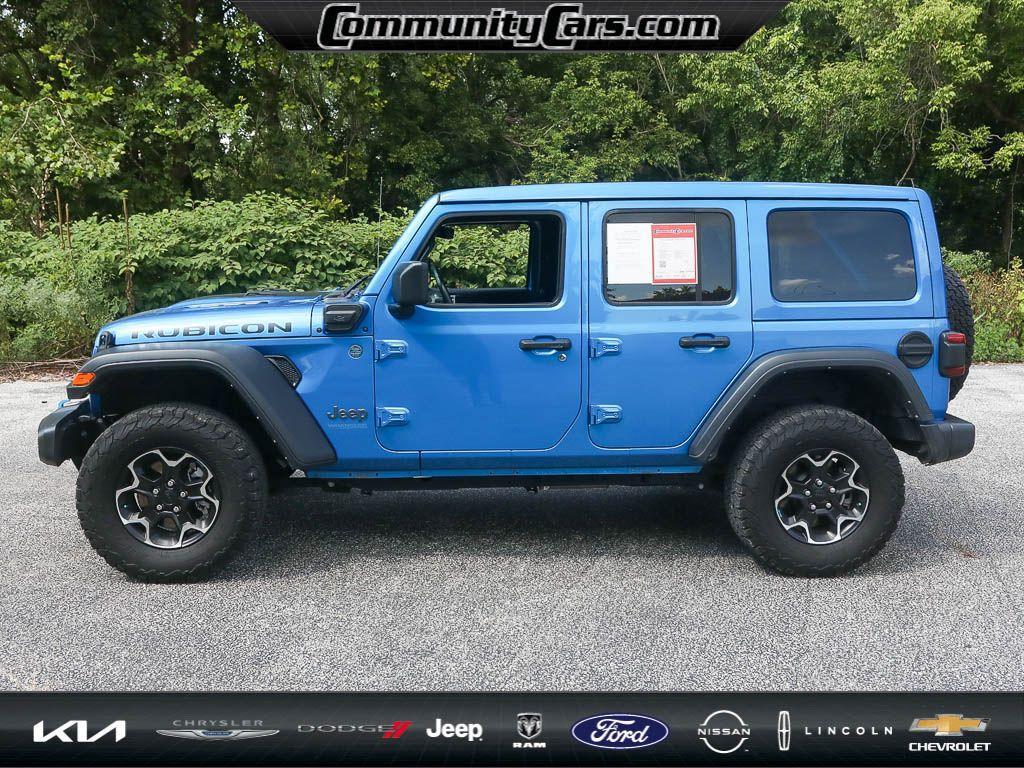 used 2022 Jeep Wrangler Unlimited 4xe car, priced at $37,600
