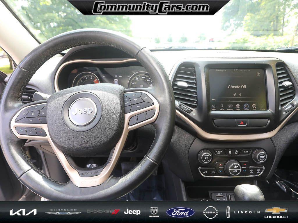 used 2017 Jeep Cherokee car, priced at $15,000