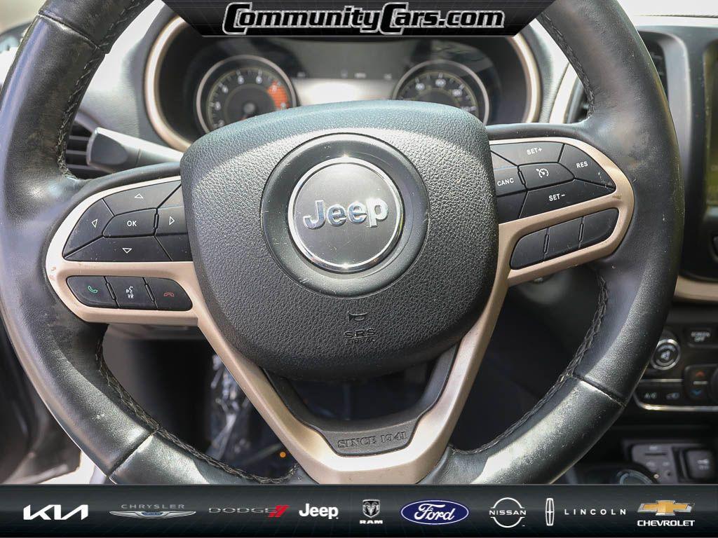 used 2017 Jeep Cherokee car, priced at $15,000