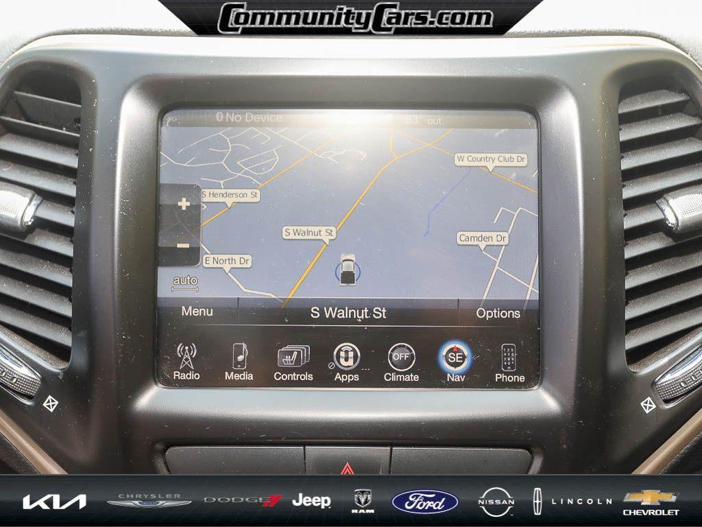 used 2017 Jeep Cherokee car, priced at $15,000