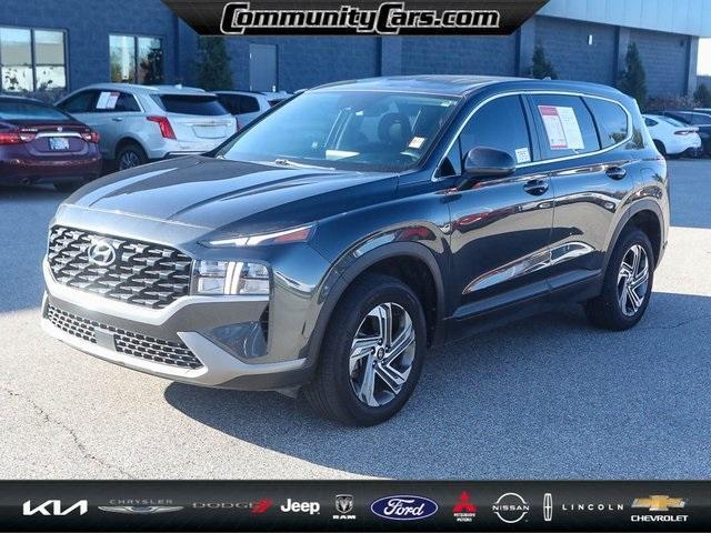 used 2021 Hyundai Santa Fe car, priced at $20,900