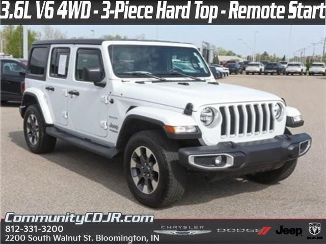 used 2022 Jeep Wrangler Unlimited car, priced at $41,623