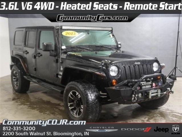 used 2013 Jeep Wrangler Unlimited car, priced at $16,650