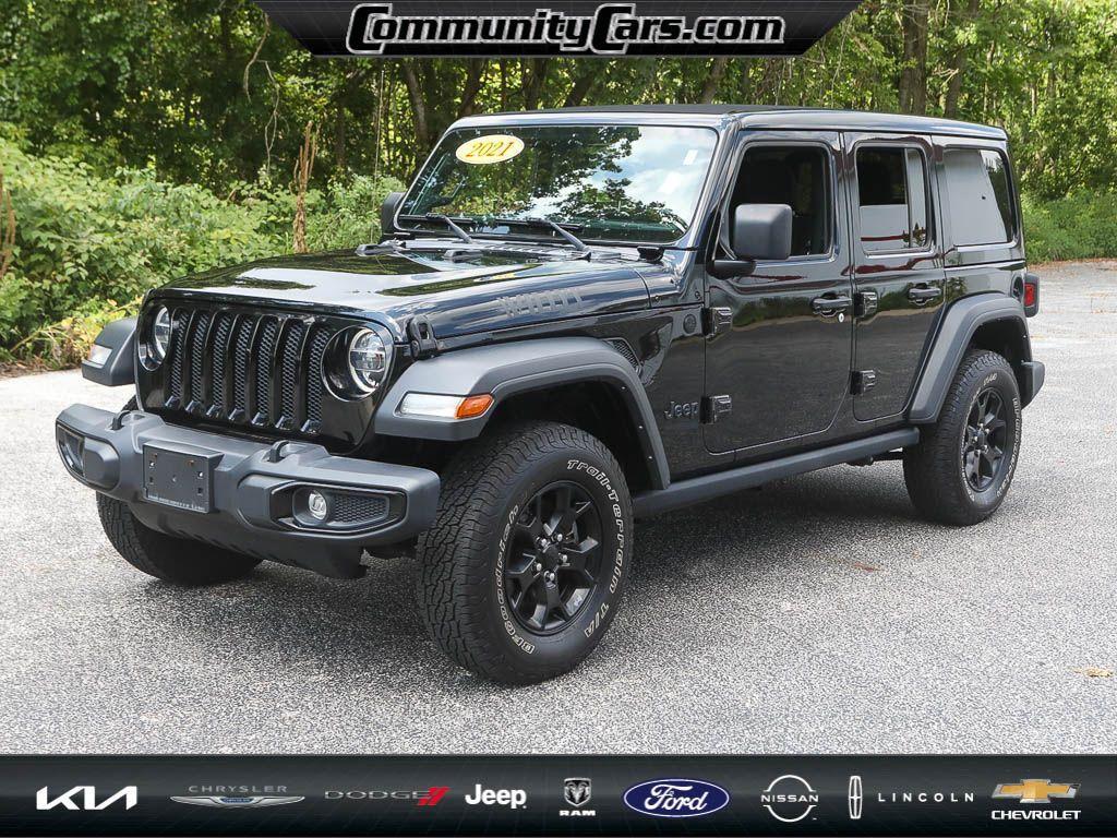 used 2021 Jeep Wrangler Unlimited car, priced at $32,900