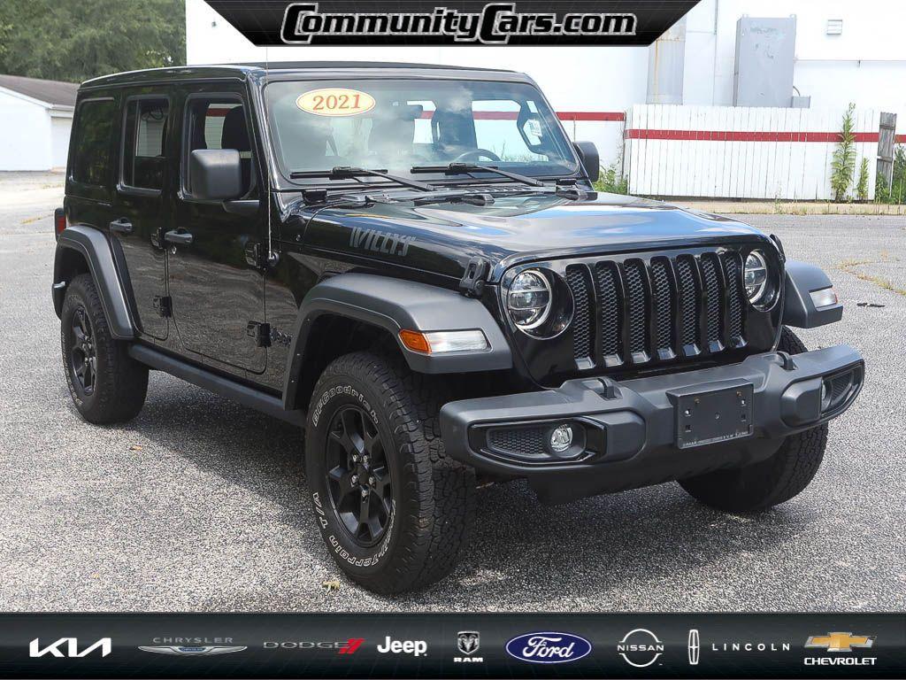 used 2021 Jeep Wrangler Unlimited car, priced at $32,900