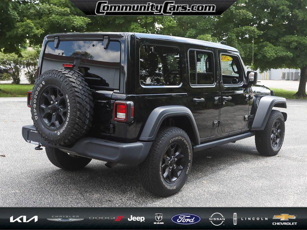 used 2021 Jeep Wrangler Unlimited car, priced at $32,900