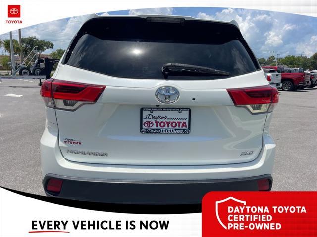 used 2019 Toyota Highlander car, priced at $25,027