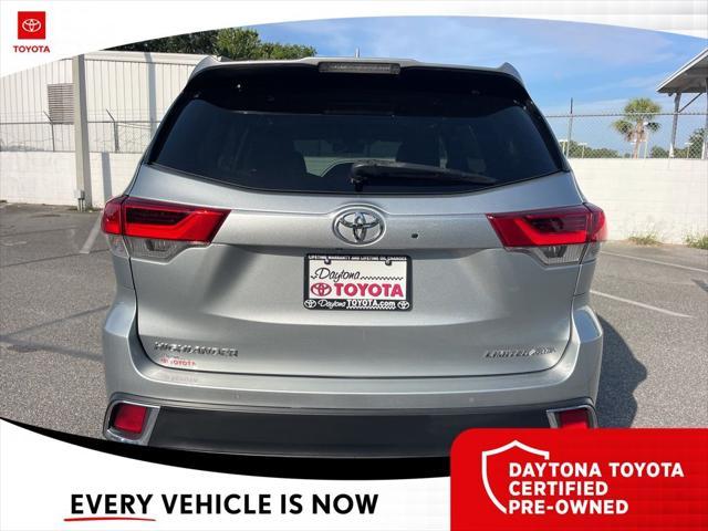 used 2019 Toyota Highlander car, priced at $28,200