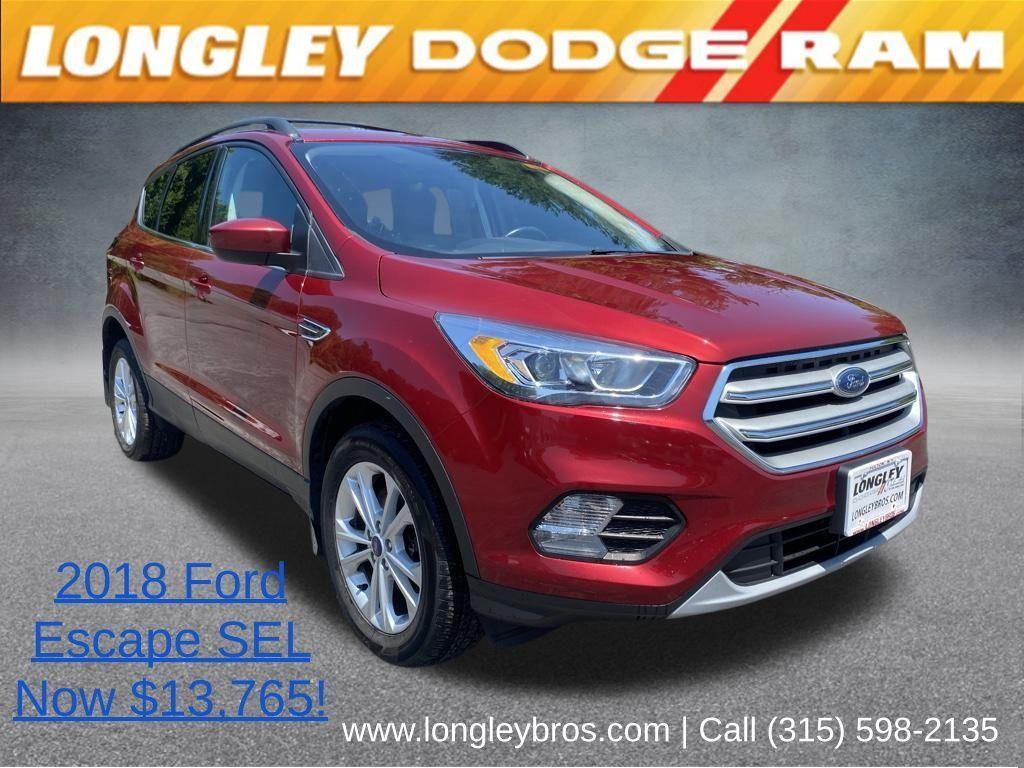 used 2018 Ford Escape car, priced at $13,765