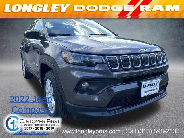 used 2022 Jeep Compass car, priced at $22,499