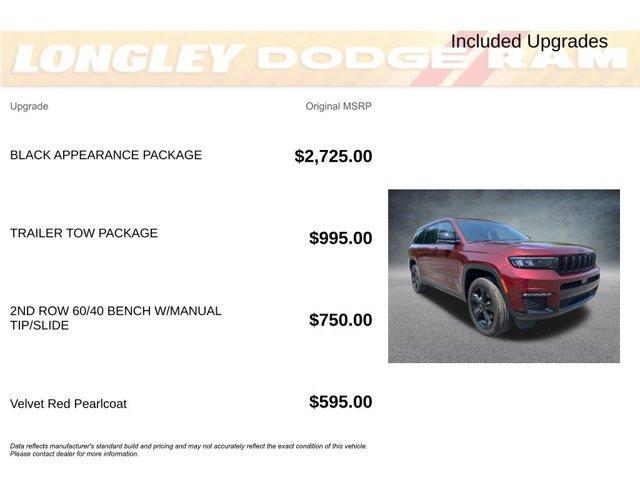 used 2024 Jeep Grand Cherokee L car, priced at $41,310