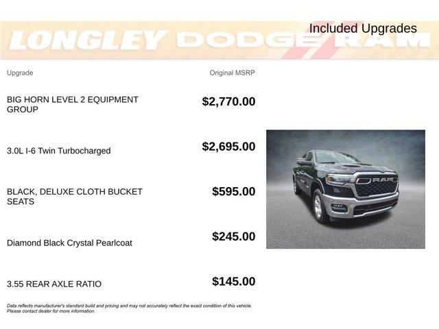 used 2025 Ram 1500 car, priced at $46,150