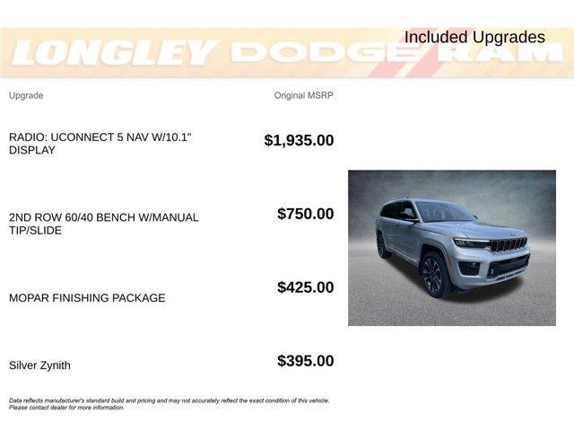 used 2022 Jeep Grand Cherokee L car, priced at $36,506