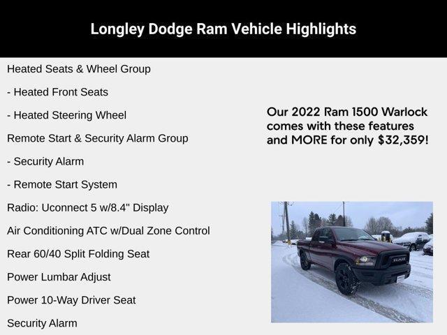 used 2022 Ram 1500 Classic car, priced at $32,359