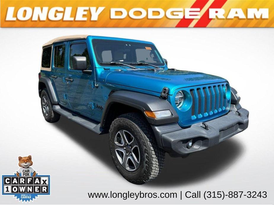 used 2020 Jeep Wrangler Unlimited car, priced at $28,640