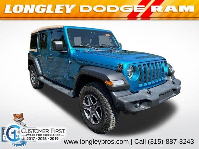 used 2020 Jeep Wrangler Unlimited car, priced at $28,277