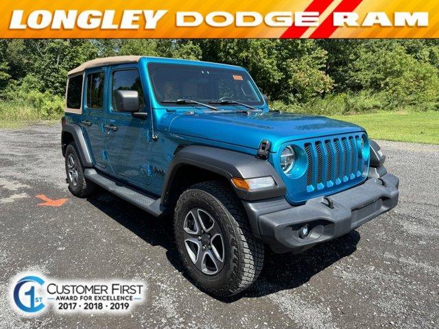 used 2020 Jeep Wrangler Unlimited car, priced at $29,393