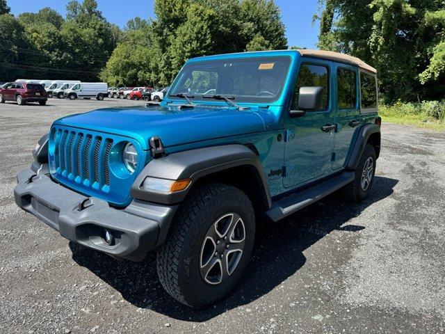 used 2020 Jeep Wrangler Unlimited car, priced at $29,393