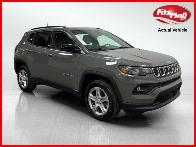 used 2023 Jeep Compass car, priced at $25,494