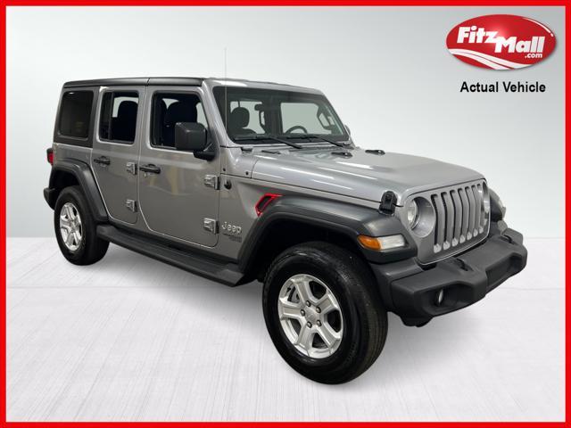 used 2019 Jeep Wrangler Unlimited car, priced at $25,494