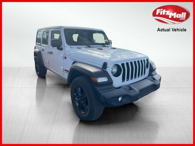used 2021 Jeep Wrangler Unlimited car, priced at $29,394