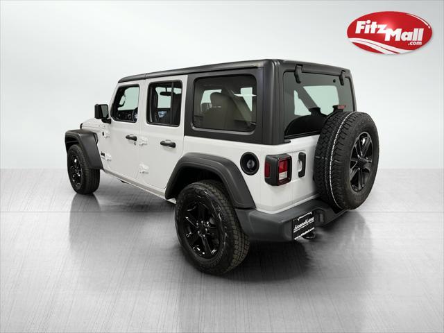 used 2021 Jeep Wrangler Unlimited car, priced at $31,394