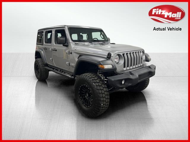 used 2020 Jeep Wrangler Unlimited car, priced at $31,994