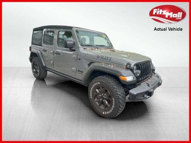 used 2022 Jeep Wrangler car, priced at $41,594