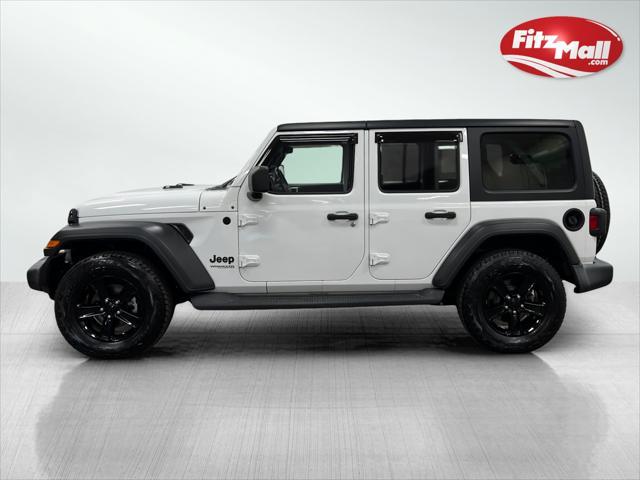 used 2021 Jeep Wrangler Unlimited car, priced at $31,794