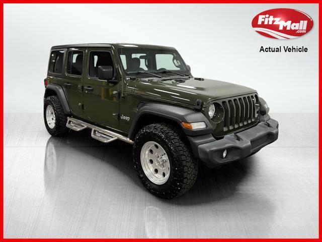 used 2021 Jeep Wrangler Unlimited car, priced at $28,994