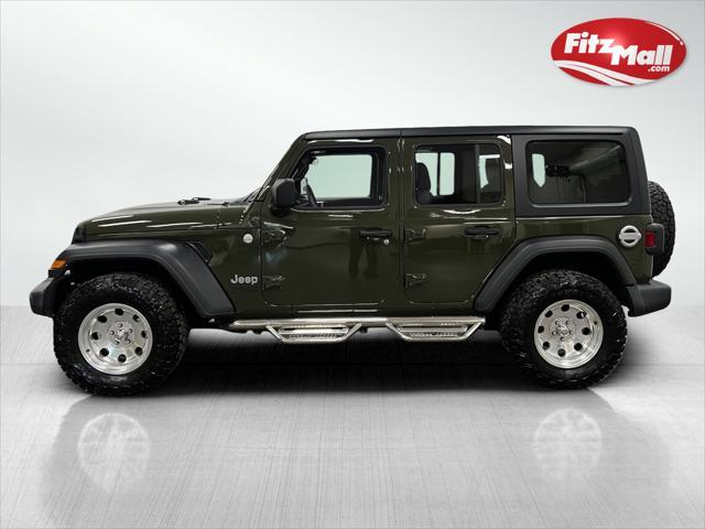 used 2021 Jeep Wrangler Unlimited car, priced at $32,994