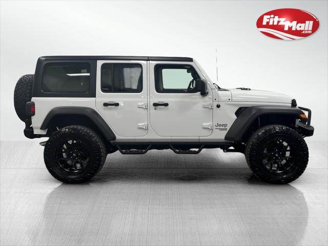 used 2021 Jeep Wrangler Unlimited car, priced at $32,594