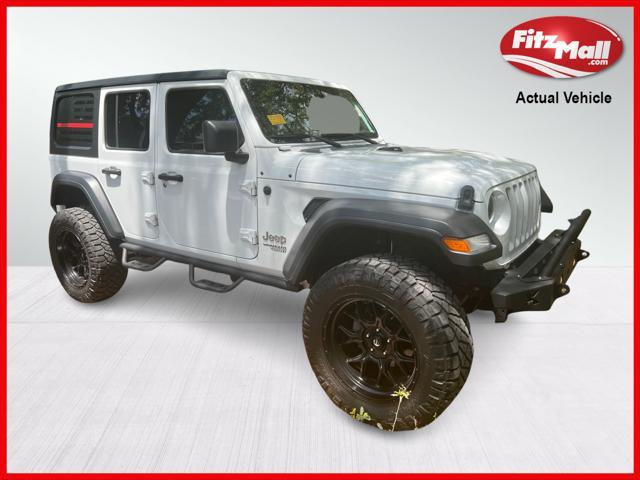 used 2021 Jeep Wrangler Unlimited car, priced at $32,594