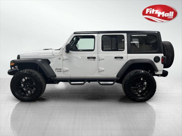 used 2021 Jeep Wrangler Unlimited car, priced at $32,594