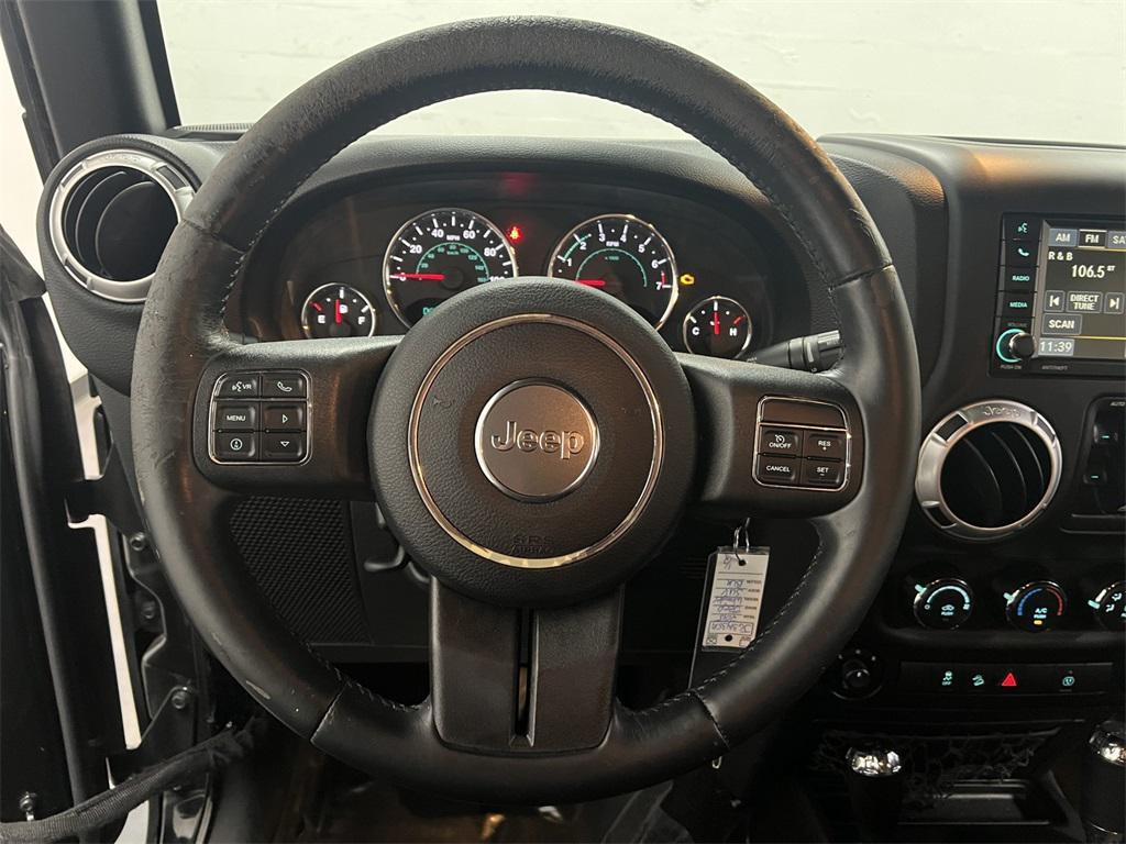 used 2015 Jeep Wrangler Unlimited car, priced at $17,194