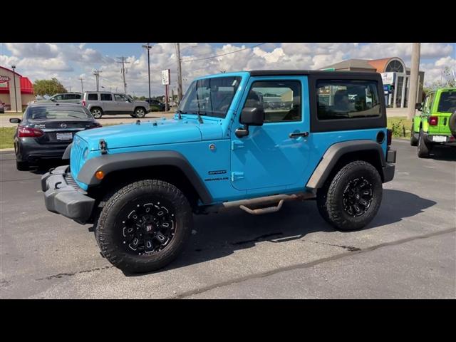 used 2017 Jeep Wrangler car, priced at $17,999