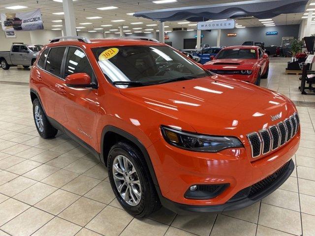 used 2021 Jeep Cherokee car, priced at $26,154