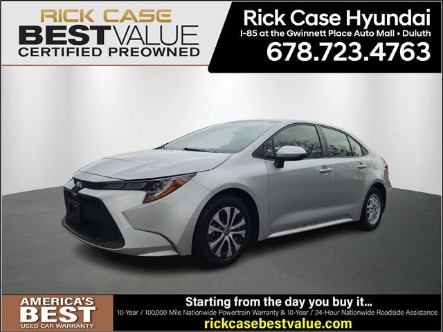 used 2022 Toyota Corolla Hybrid car, priced at $20,993