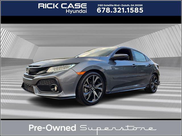 used 2018 Honda Civic car, priced at $19,491