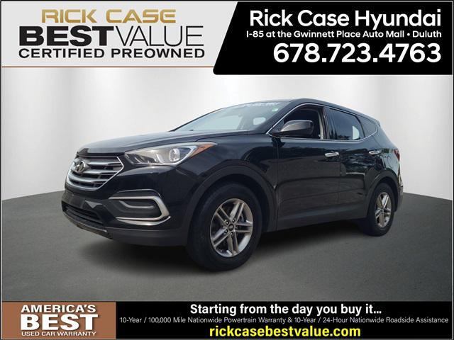 used 2018 Hyundai Santa Fe Sport car, priced at $18,592